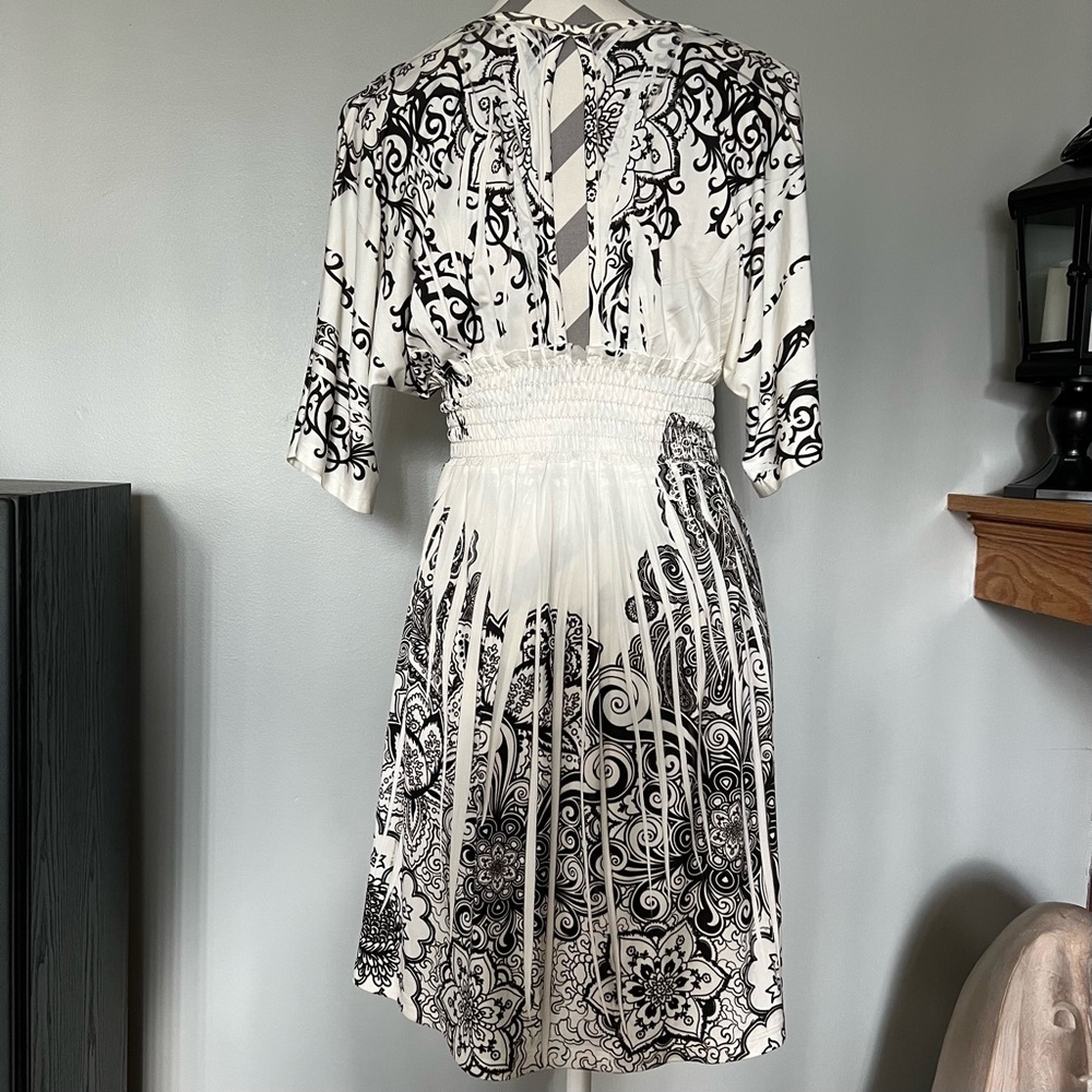 Francesca’s paisley dress